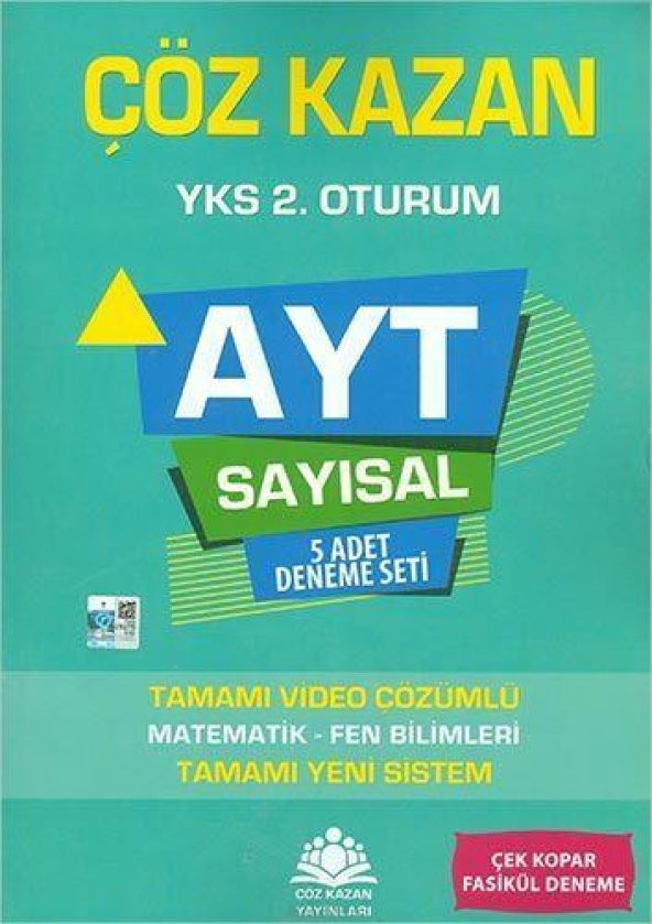 ÇÖZ KAZAN YAYINLARI 5Lİ AYT SAYISAL DENEME SINAVI - 1