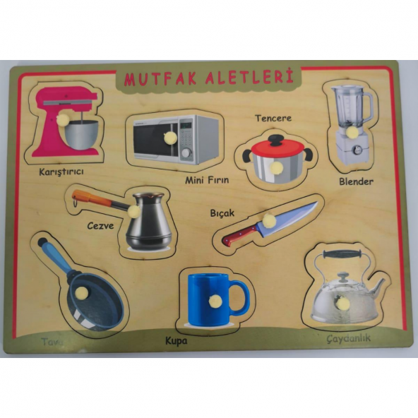 AHŞAP TUTMALI BULTAK MUTFAK ALETLERİ