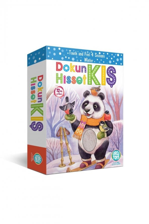 Dokun Hisset Kış 18 Kart Çocuk Eğitici Kitap Kart - 4