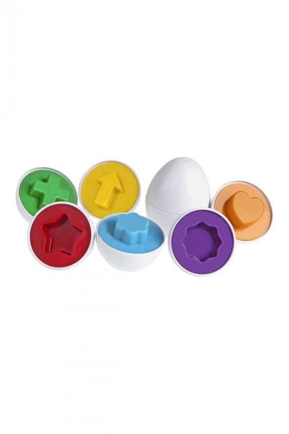 Geometri Şekilli Yumurtalar 6lı Set - 4