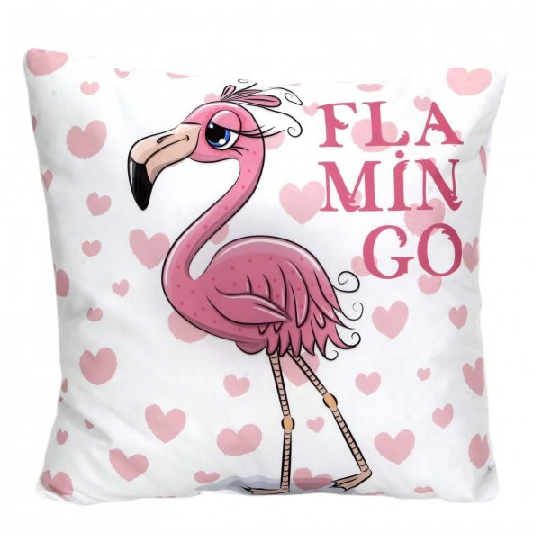 Flamingo Büyük Boy Yastık Kırlent
