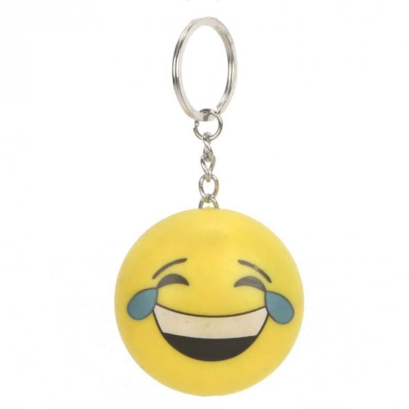 Emoji Işıklı Sesli Anahtarlık
