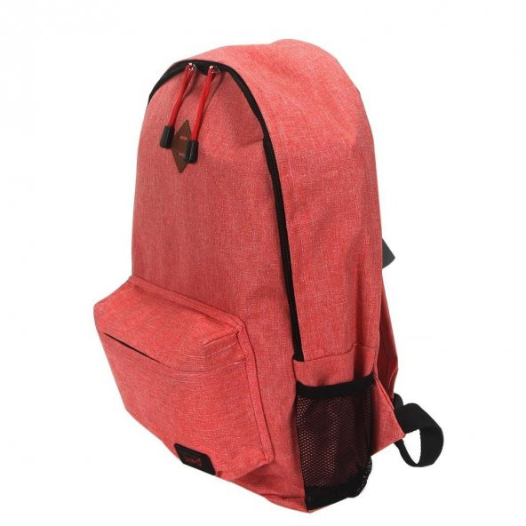 Eye Q Pembe Kumaş Sırt Okul Çantası - 2