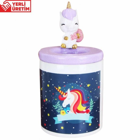 Unicorn Biblolu Kalemlik Seramik