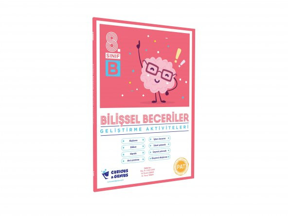 Curious&Genius PAT 8. Sınıf Bilişsel Beceriler Geliştirme Aktivite ABC 3lü Set