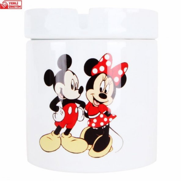 Mickey Mouse Minnie Mouse Küllük Seramik - 2