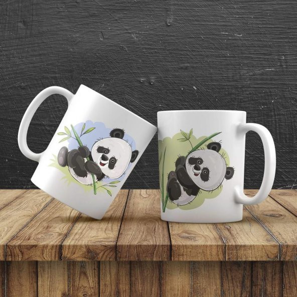 Kişiye Özel Sevimli Panda Kupa