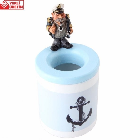 Çapa Biblolu Kalemlik Seramik - 2