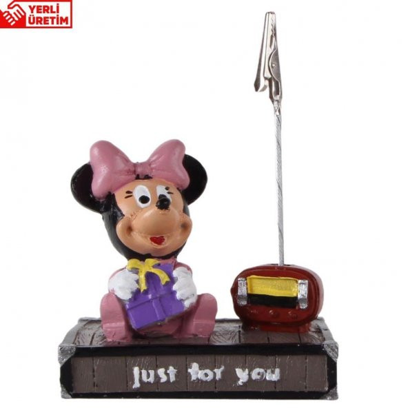 Minnie Mouse Pembe Biblo Notluk