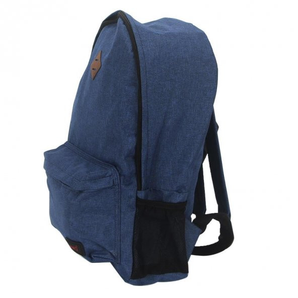 Eye Q Indigo Kumaş Sırt Okul Çantası - 3