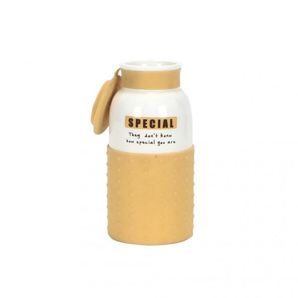 Seramik Kupa Sütlük Sarı - 2