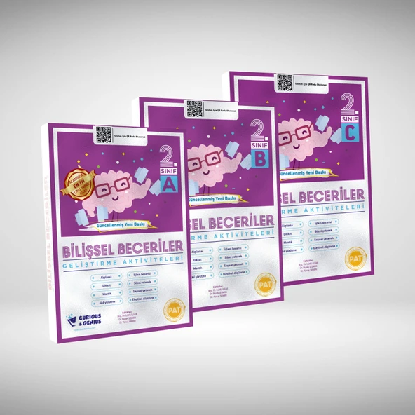 Curious&Genius Pat 2. Sınıf Bilişsel Beceriler Geliştirme Aktivite Seti