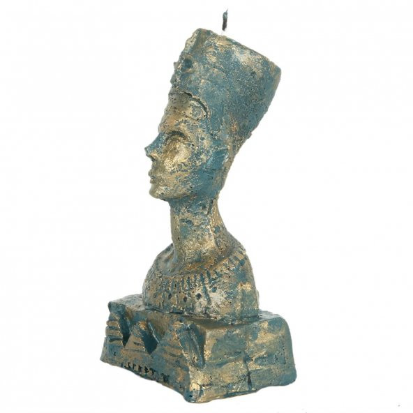 Nefertiti Dekoratif Büst Mum