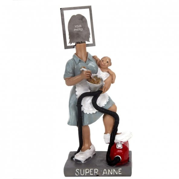 Anneler Gününde Süper Anne Foto Biblo Çerçeve
