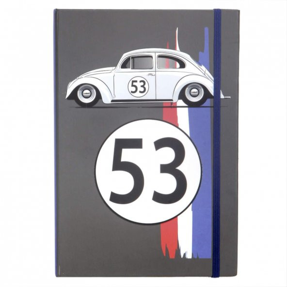 The Love Bug Sert Kapak Lastikli Defter