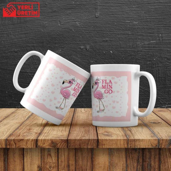 Kişiye Özel Flamingo Kupa