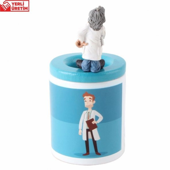 Dünyanın En Yakışıklı Doktoru Kalemlik Doktor Biblo Detaylı Seramik Kalemlik - 2