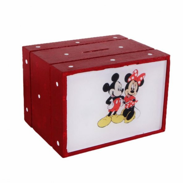 Mickey Mouse Minnie Mouse Led Işıklı Kumbara
