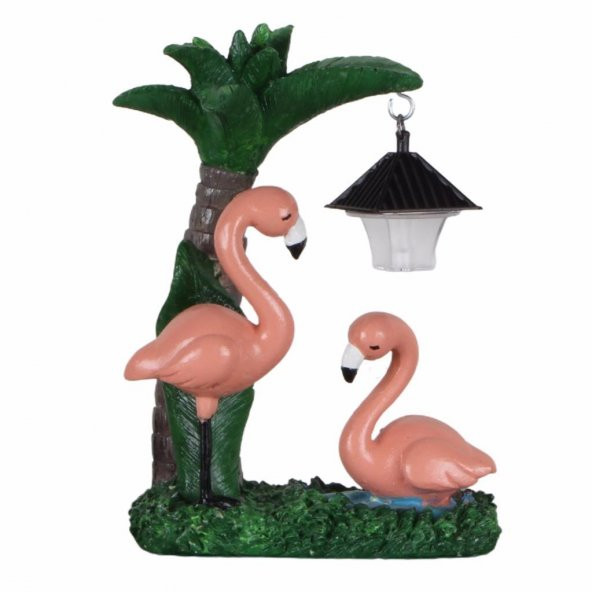 Flamingoların Aşkı Gece Lambası Işıklı Biblo Flamingo B6