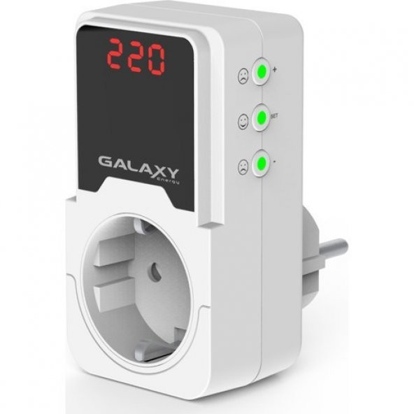 Galaxy Energy S220 Dijital Ekranlı Voltaj Koruyucu Priz - 4