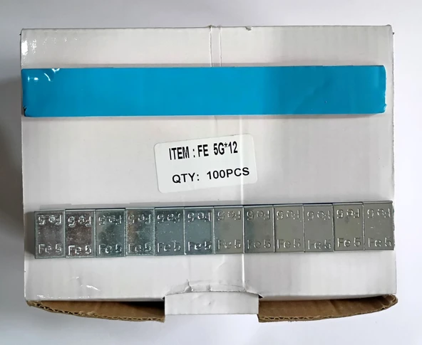 Yapıştırma Balans Kurşunu, Mavi Bantlı, 100 Ad/pk, 6kg ürün görseli