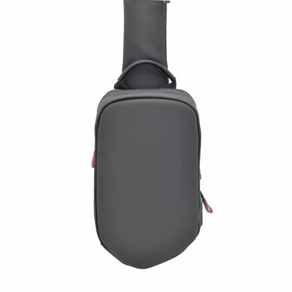 Ccs Usb Çıkışlı Omuz Askılı Sırt ve Göğüs Çantası Siyah - Resim 2