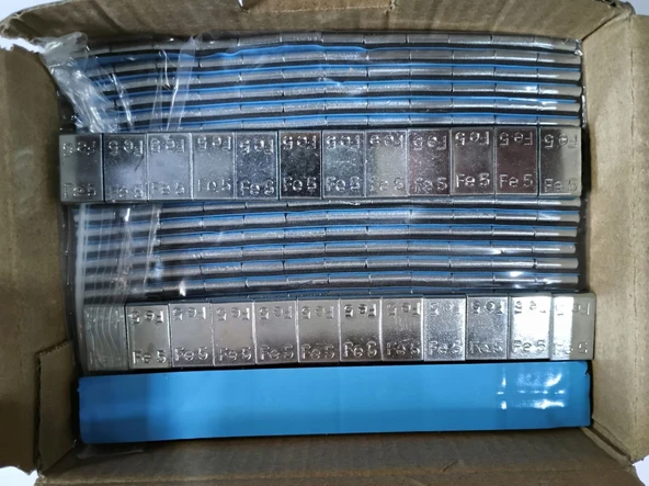 Yapıştırma Balans Kurşunu, Mavi Bantlı, 100 Ad/pk, 6kg - Resim 2