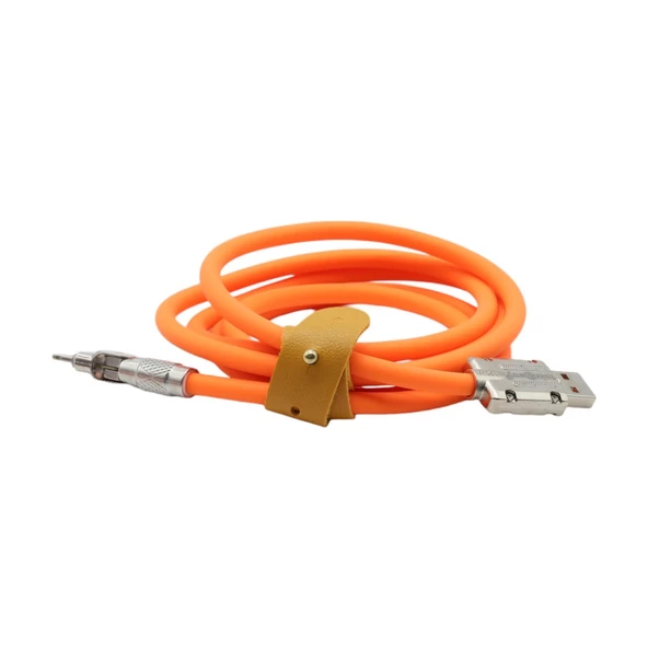 TEKNOWAY LIGHTNING 120W HIZLI ŞARJ KABLOSU TURUNCU - Resim 3