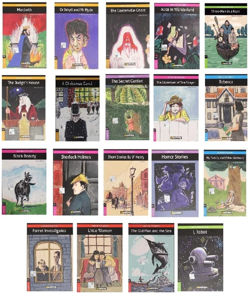 YDS Publishing A1 A2 B1 B2 İngilizce Hikaye Seti 19 KİTAP