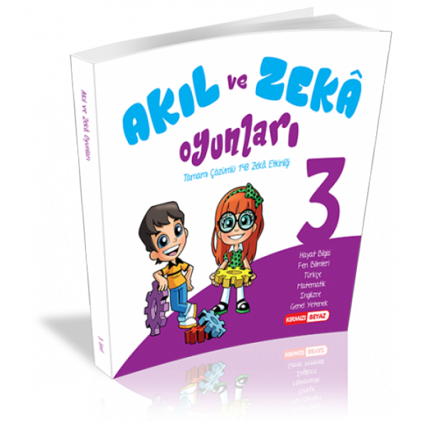 Kırmızı Beyaz Yayınları 3. Sınıf Akıl Ve Zeka Oyunları Kitabı - 2