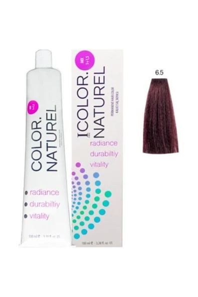 Color Naturel Kalıcı Saç Boyası 100 ml 6.5 Akaju