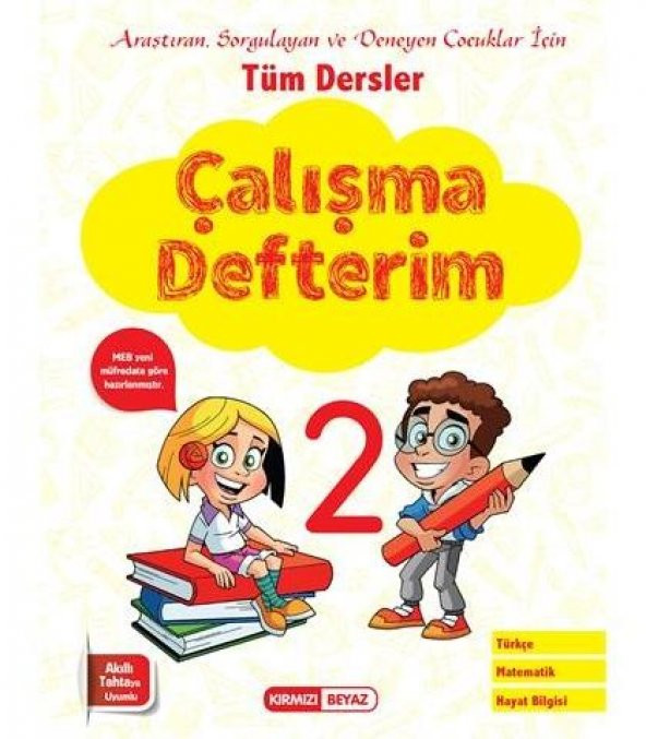 Kırmızı Beyaz Yayınları 2. Sınıf Tüm Dersler Çalışma Defterim