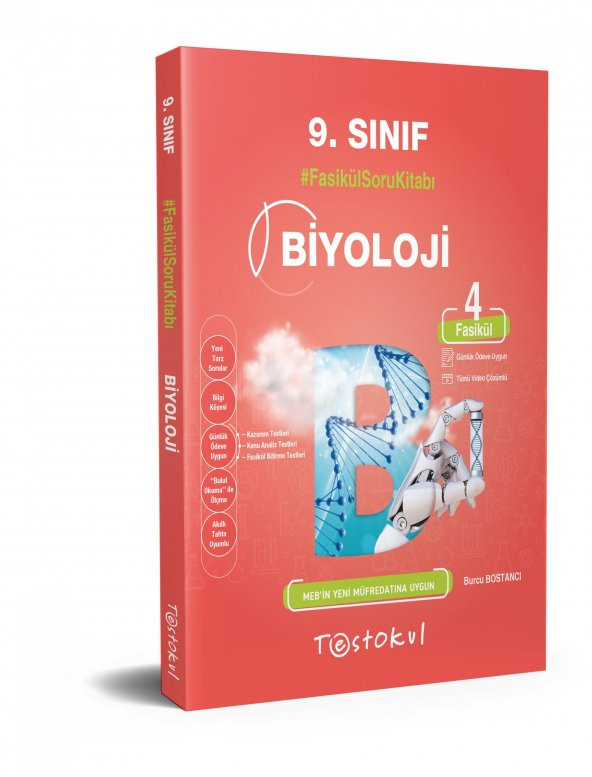 Testokul 9. Sınıf Biyoloji  Fasikül Soru Bankası (4 Fasikül)