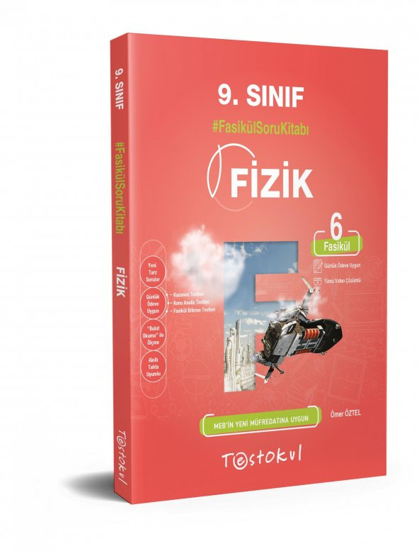 Testokul 9. Sınıf Fizik Fasikül Soru Bankası (6 Fasikül)