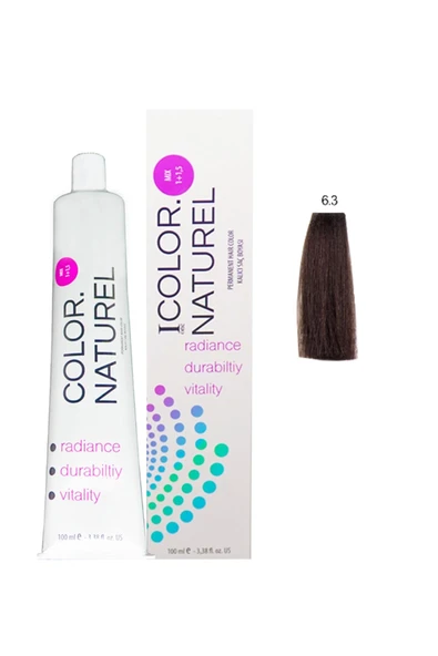 Color Naturel Kalıcı Saç Boyası 100 ml 6.3 Altın Koyu Kumral