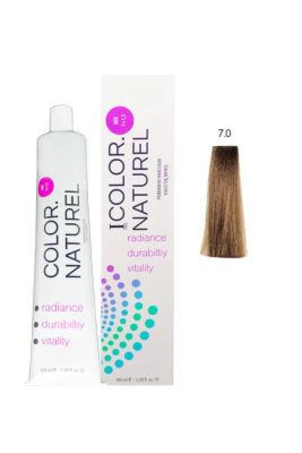 Color Naturel Kalıcı Saç Boyası 100 ml 7.0 Kumral