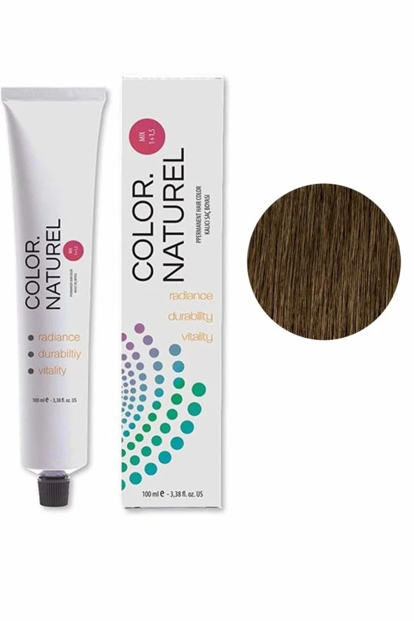 Color Naturel Kalıcı Saç Boyası 100 ml 8.0 Açık Kumral