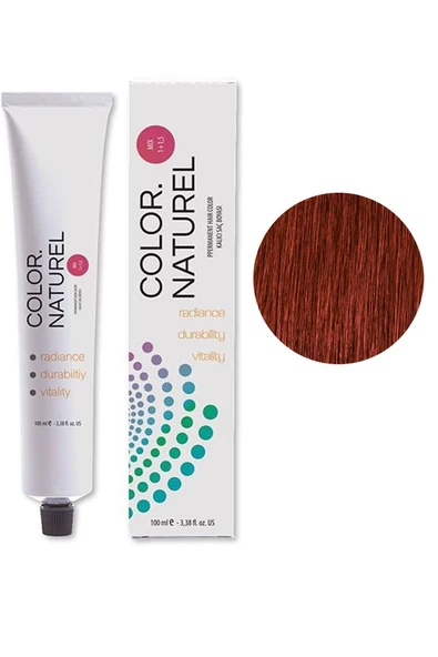 Color Naturel Kalıcı Saç Boyası 100 ml 6.66 Kızıl