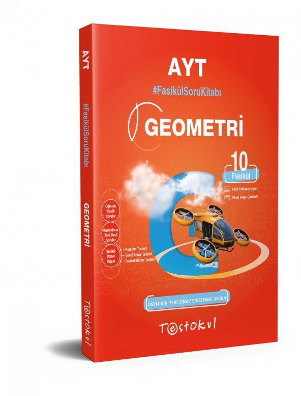 Testokul AYT Geometri Fasikül Soru Bankası  (10 Fasikül)