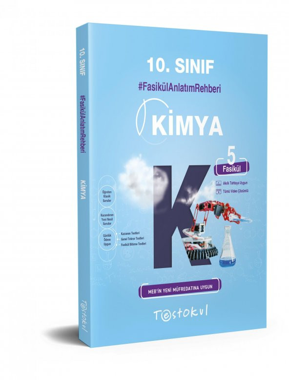 Testokul 10. Sınıf Kimya Fasikül Anlatım Rehberi (5 Fasikül)