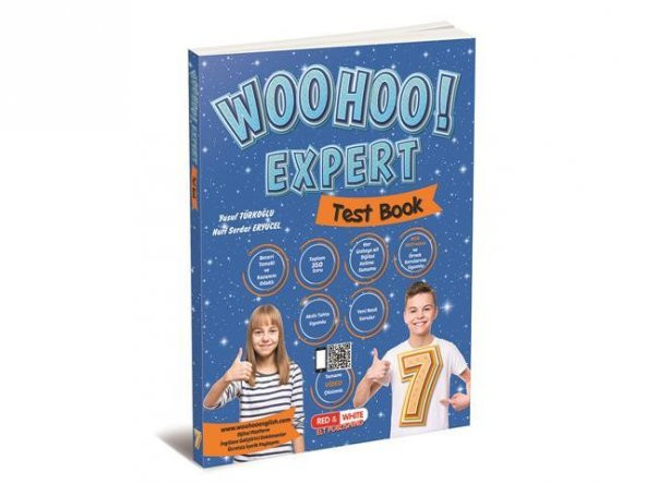 Red White 7. Sınıf Woohoo Expert LGS İngilizce Test Book