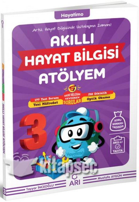 Arı Yayıncılık 3. Sınıf Hayatimo Akıllı Hayat Bilgisi Atölyem - 1