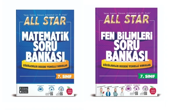 Newton Yayınları 7. Sınıf All Star Matematik Fen Bilimleri Seti - 2