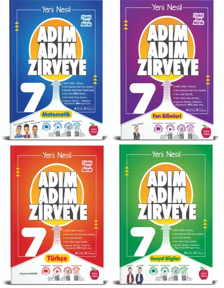 Newton Yayınları 7. Sınıf Adım Adım Zirveye Soru Bankası Seti