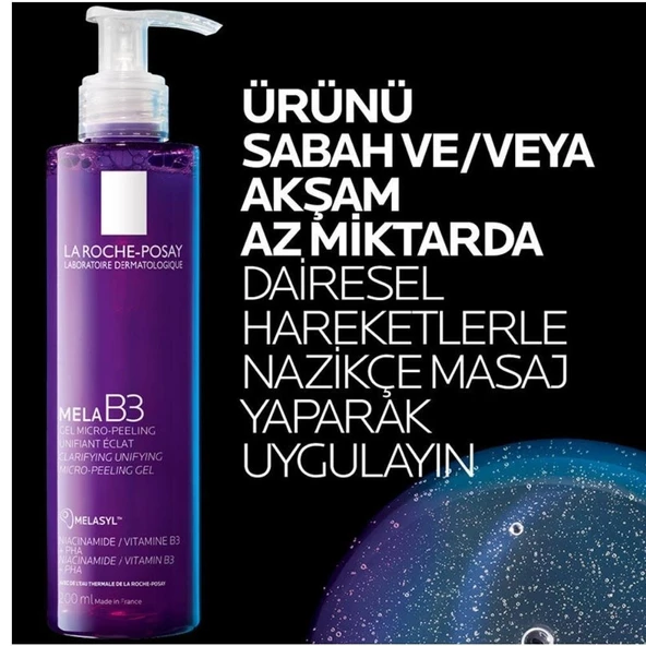 La Roche Posay Mela B3 Koyu Leke Karşıtı Temizleme Jeli 200ml - 2