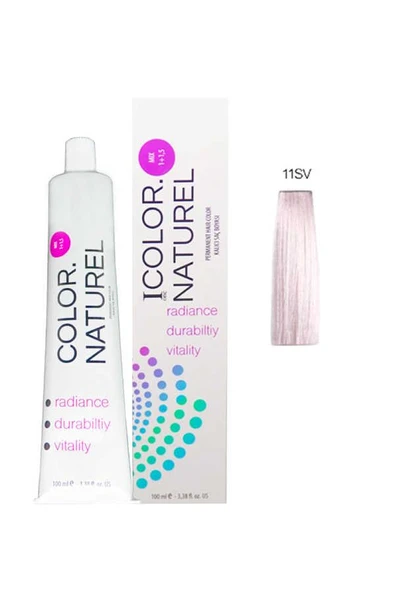 Color Naturel Kalıcı Saç Boyası 100 ml 11SV Ekstra Açık Viyole Sarı