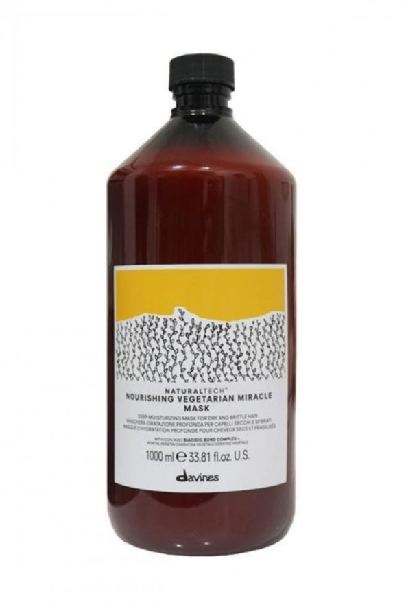 Davines Nourishing Vegetarian Miracle Nemlendirici Maske 1000 Ml