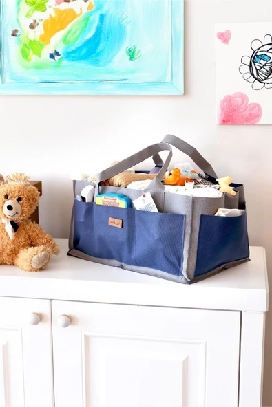 Bebek Bakım Düzenleyici XL Gri-Laci - Resim 6