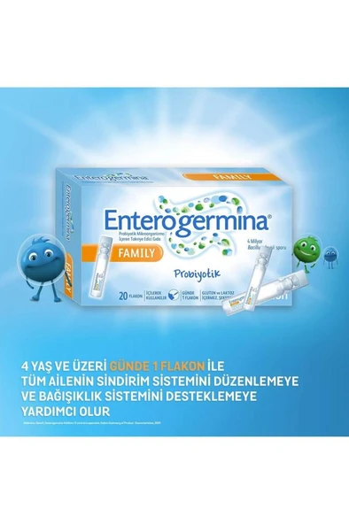 Enterogermina Family 5 ml x 20 Flakon - Resim 7