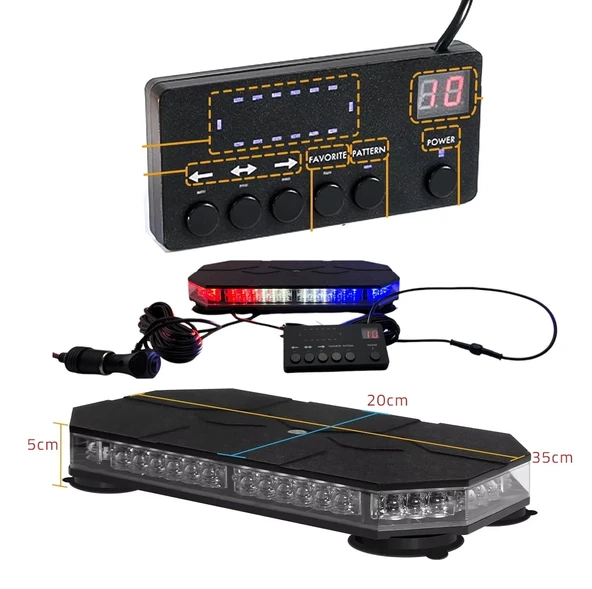 Profesyonel Cakar Tepe Lambası Mıkantıslı 360 Derece - 3